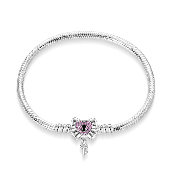 Silver Plated Life Tree Chrysanthemum Bow Bracelet Diy Jewelry Pendant Beads Accessories