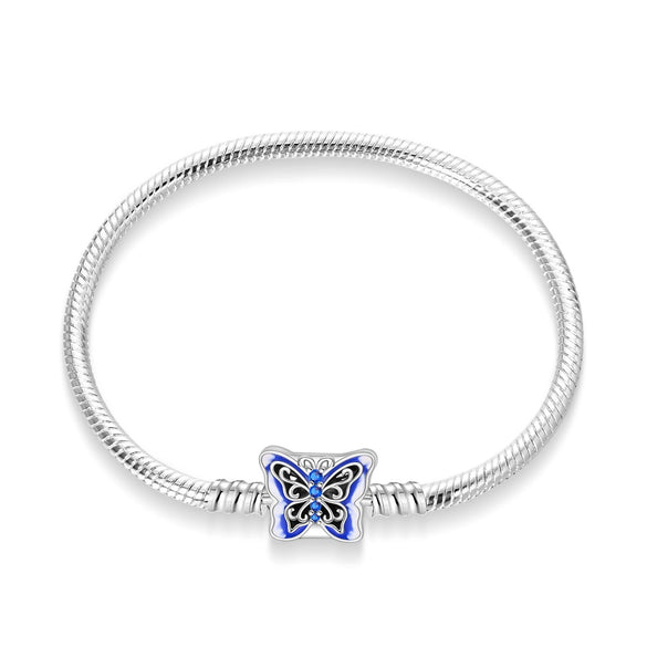Silver Plated Life Tree Chrysanthemum Bow Bracelet Diy Jewelry Pendant Beads Accessories