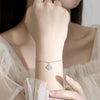 Silver S925 Four Leaf Clover Bracelet For Women Electroplated