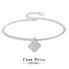 Silver S925 Four Leaf Clover Bracelet For Women Electroplated