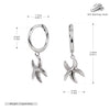 Silver Starfish Fashion Women's Earrings