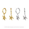 Silver Starfish Fashion Women's Earrings