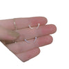 Silver Women's Constellation Pattern Diamond Earrings