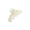 Simple Acrylic Hair Claw Clip For Women Geometric Design Electroplated Grip Hair Accessory For Thick Hair