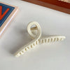 Simple Acrylic Hair Claw Clip For Women Geometric Design Electroplated Grip Hair Accessory For Thick Hair