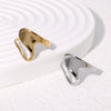 Simple Alien Irregular Gloss Open Ring For Women Stainless Steel With Electroplating And Animal Zodiac Pattern