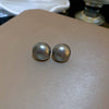 Simple All Match Women's Imitation Pearl Earrings With Geometric Design And Pearl Inlaid Treatment