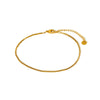 Simple Allmatch Geometric Stainless Steel Electroplated Twist Chain Figaro Chain Watch Strap Bracelet Unisex