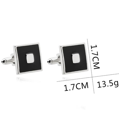 Simple Alloy Cufflinks