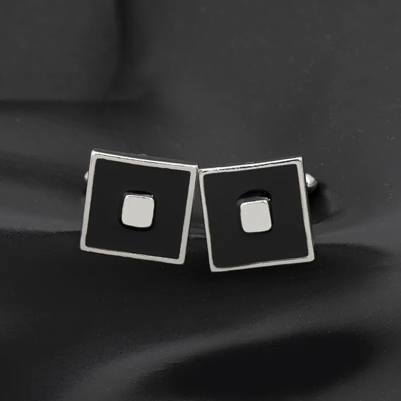 Simple Alloy Cufflinks