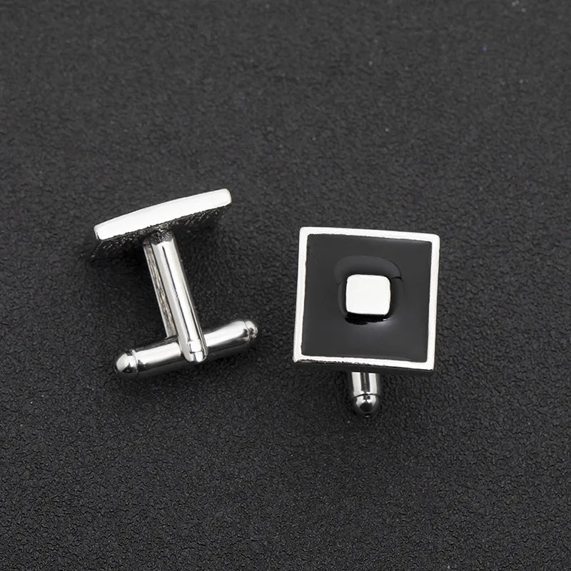 Simple Alloy Cufflinks