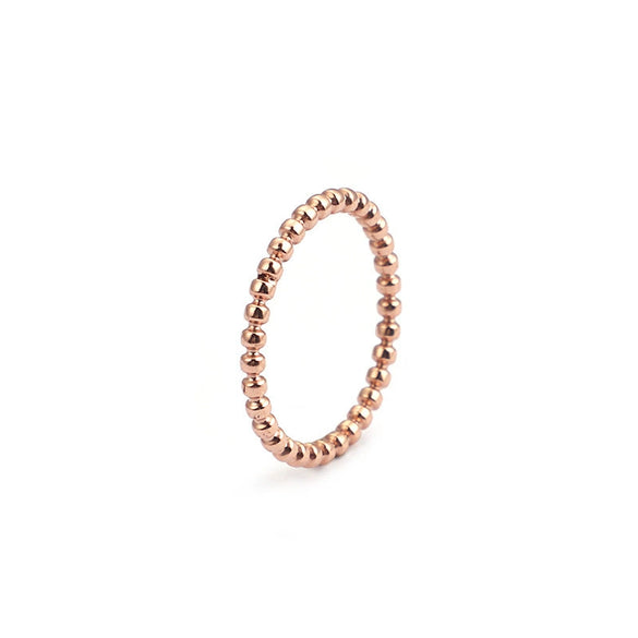Simple Beads Water Corrugated Geometric Stainless Steel Open Oval Twopiece Ring And Bracelet Jewelry With Electroplating