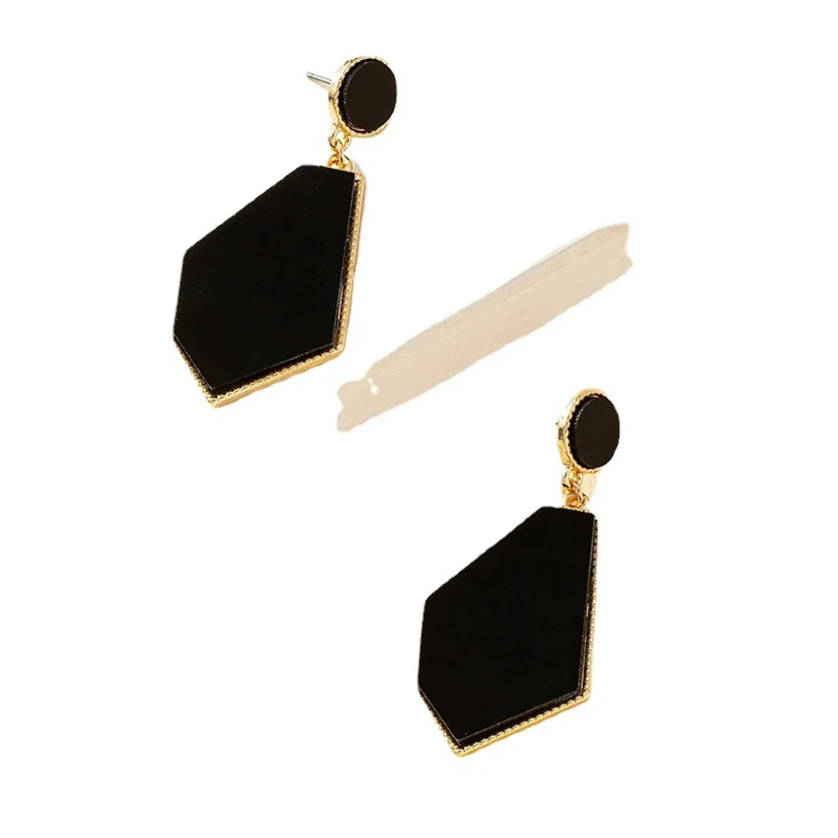 Ins Style Luxurious Lady Geometric Alloy Women's Earrings