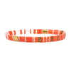 Simple Bohemian Orange Red Beaded Stone Miyuki Suit Small Bracelet Female