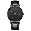 Simple Calendar Ultra-Thin Men'S Mesh Stainless Steel Strap Watch