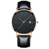 Simple Calendar Ultra-Thin Men'S Mesh Stainless Steel Strap Watch