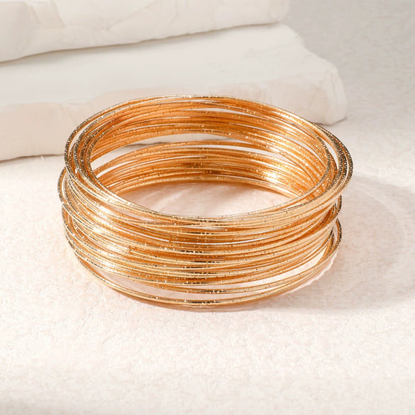 Simple Chain Bracelet Fashion Mix And Match Hollow Jewelry Stacked Wind Crystal Alloy Electroplating Letters Numbers Text Unisex