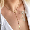 Simple Chain Metal Ring Short Necklace Simple Neck Chain Clavicle Chain Jewelry Wholesale Women