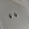 Simple Cold Style Niche High End Sense Women's Ear Studs With Real Gold Electroplated Silver Needles And Geometric Styling