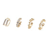Simple Cold Style Ushaped Copper Ear Clip Earrings Without Ear Holes Electroplated