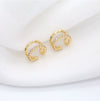 Simple Cold Style Ushaped Copper Ear Clip Earrings Without Ear Holes Electroplated