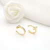 Simple Cold Style Ushaped Copper Ear Clip Earrings Without Ear Holes Electroplated