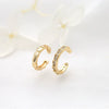 Simple Cold Style Ushaped Copper Ear Clip Earrings Without Ear Holes Electroplated