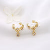 Simple Cold Style Ushaped Copper Ear Clip Earrings Without Ear Holes Electroplated