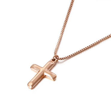 Internet Celebrity Ins Cold Style Simple Cross Necklace Women's Design Clavicle Chain Punk Cross Necklace