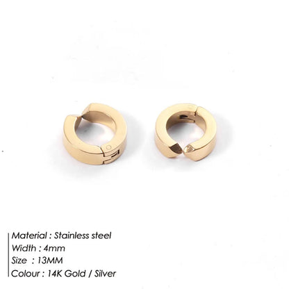 Simple Ear Clips Ear Bone Clip Stainless Steel Earrings Wholesale