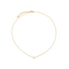 Simple Electroplated Alloy Heart Pendant Short Necklace With Cross Chain For Women