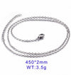 Simple Elegant Cold Style Cross Titanium Steel Geometric Welded Necklace For Women