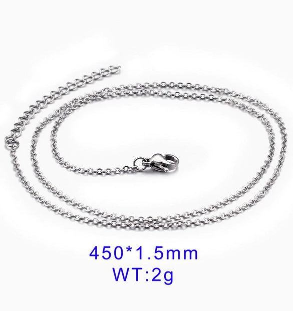 Simple Elegant Cold Style Cross Titanium Steel Geometric Welded Necklace For Women