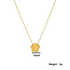 Simple Elegant Fiveleaf Flower Clover Jewelry Suit For Women Geometric Pattern Titanium Steel Laser Electroplated