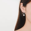 Simple Elegant Geometric Triangle Earrings For Women With Silver Needle Copper And Inlaid Zircon Electroplated Fashion Jewelry