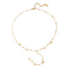 Simple Fashion Ball Ins Popular Stainless Steel Geometric Necklace For Girls With Electroplating