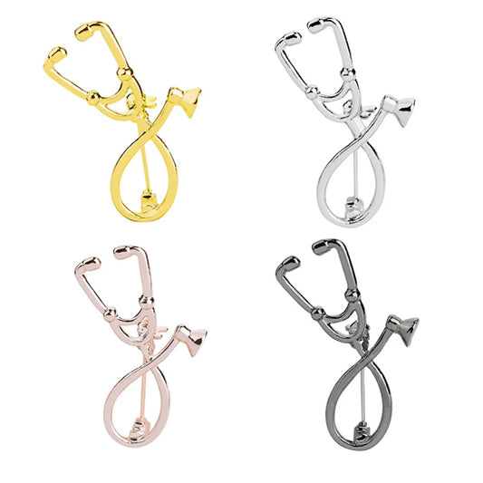 Simple Fashion  Doctor Stethoscope  Brooch  Wholesale Nihaojewelry