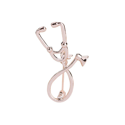 Simple Fashion  Doctor Stethoscope  Brooch  Wholesale Nihaojewelry