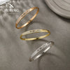 Simple Fashion Highend Sense Alloy Microinlaid Zircon Electroplating Bracelet Jewelry