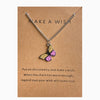 Simple Fashion Retro Multicolor Butterfly Necklace