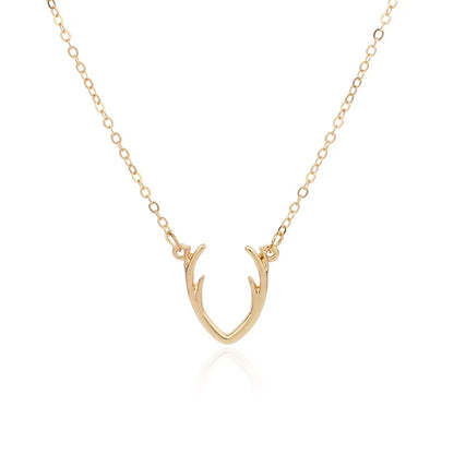 Simple Fashion Simple  Alloy Necklace Short Clavicle Chain For Women