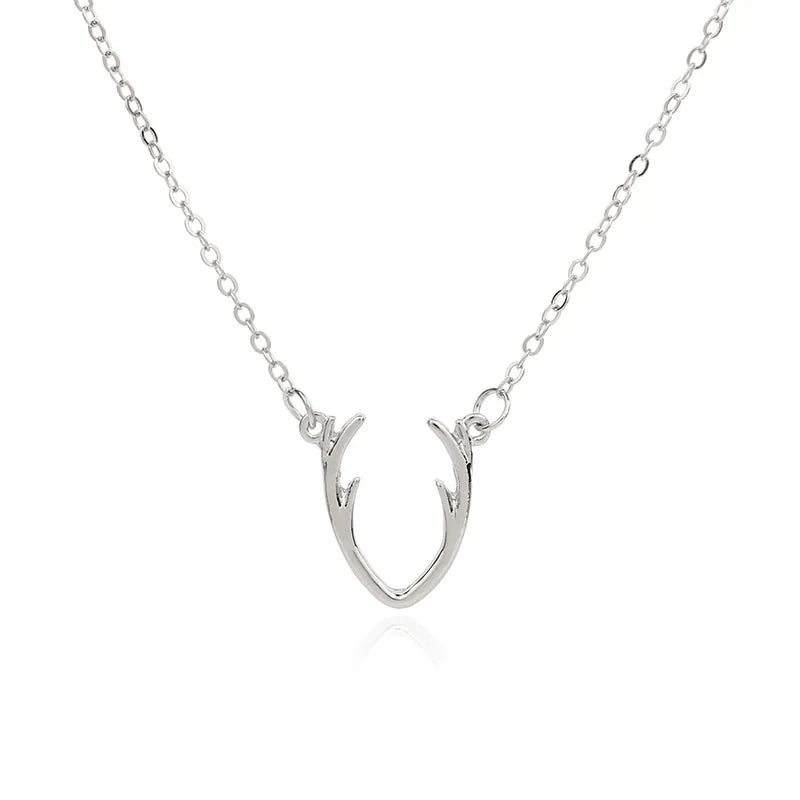 Simple Fashion Simple  Alloy Necklace Short Clavicle Chain For Women