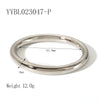 Simple Fashionable Ancient Farad Style Hollow Stainless Steel Ring Bracelet With 18K Gold Plated Vacuum Real Gold Electroplating In Pvd Furnace And Geometric Design For Women