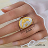 Simple Fashionable Stainless Steel And Titanium Steel Leaf And Flower Ring With Real Gold Plating For Women Geometric And U Shaped Design Unisex Style