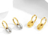 Simple Geometric Earrings Wholesale Ear Clip Stainless Steel Metal Nose Earrings
