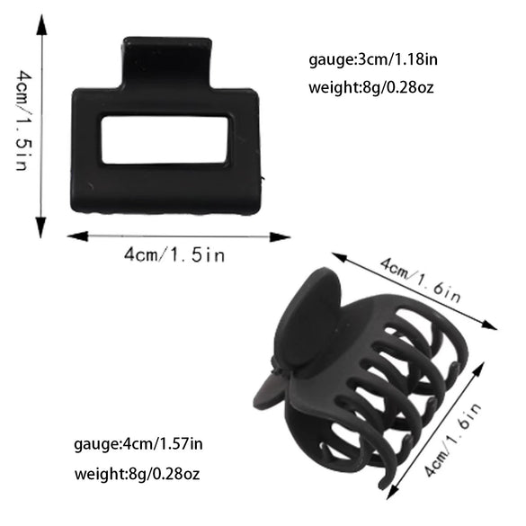 Simple Geometric Hair Grabber Baking Paint Female Hair Jewelry
