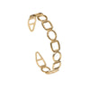 Simple Geometric Hollow Titanium Steel And Stainless Steel Female Bracelet With Electroplating Treatment