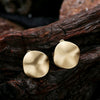 Simple Geometric Matte Metal Drop Earrings For Women Long Statement Dangle Earrings Wholesale