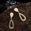 Simple Geometric Matte Metal Drop Earrings For Women Long Statement Dangle Earrings Wholesale