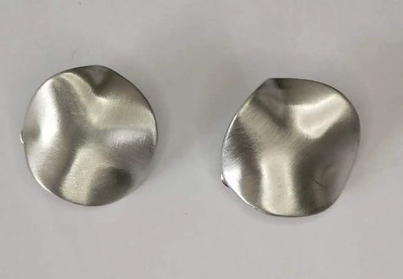 Simple Geometric Matte Metal Drop Earrings For Women Long Statement Dangle Earrings Wholesale